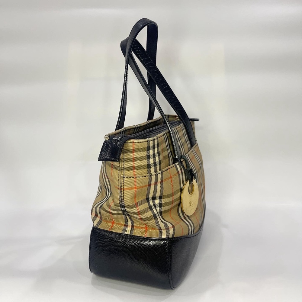 Auth Vintage Burberry House Check Hand Bag Purse - Picture 4 of 8